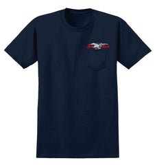 AIR MAIL POCKET TEE NAVY