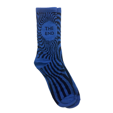 CLASSIC SWIRL ROYAL NAVY SOCK