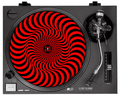 SWIRL SLIPMAT RED/BLACK