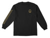 L/S CHAIN SWIRL SLEEVE BLACK