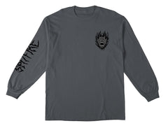 L/S FIEND SLEEVE CHARCOAL