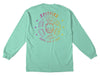 SF L/S SKATE LIKE A GIRL FADE (CELADON)