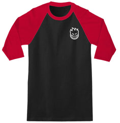 BIGHEAD DBL BLACK/RED RAGLAN