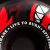 F4 101 AFTERBURNER RED/BLACK SWIRL CONICAL FULL