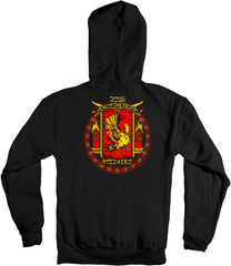 YEAR OF THE PIGEON BLACK PULLOVER HOOD