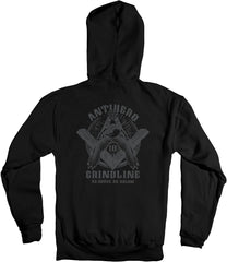 GRINDLINE X ANTIHERO BLACK PULLOVER HOOD