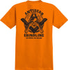 GRINDLINE X ANTIHERO ORANGE POCKET TEE