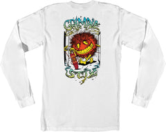 GRIMPLE KEYMASTER WHITE LS POCKET TEE