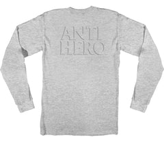 DROP HERO L/S POCKET TEE GREY