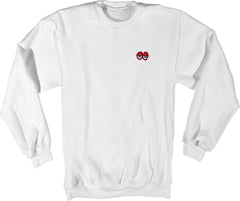 STOCK EYES EMB CREWNECK