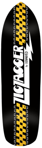 Zig Zagger Classic Black & Yellow/ Wht 8.6 Deck