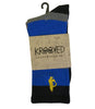 SHMOLO - EMBROIDERED BLACK/BLUE/GREY SOCKS