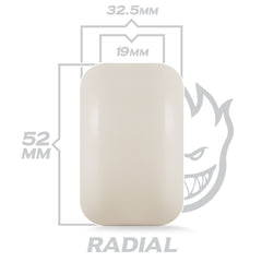 F4 99D SILAS SKUNK APE RADIALS WHITE