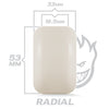 F4 99 OVERLAY RADIALS NATURAL 53MM