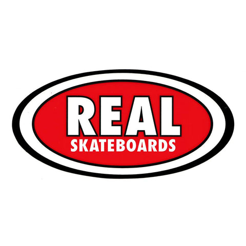 Real Oval Sticker