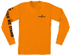 UNITED WE STAND - ORANGE L/S TEE