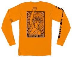 UNITED WE STAND - ORANGE L/S TEE