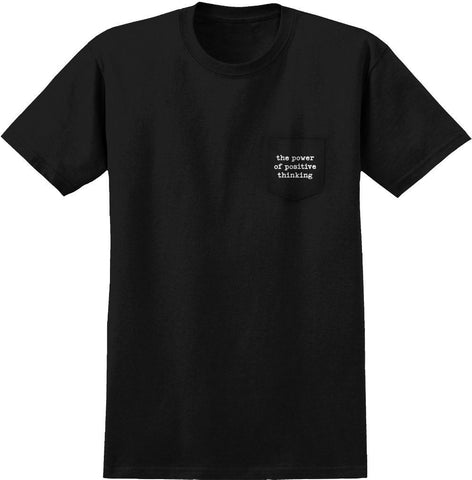 PMA POCKET TEE BLK W/ WHITE