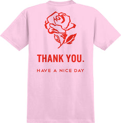 RL S/S THANK YOU PINK/RED TEE