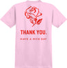 RL S/S THANK YOU PINK/RED TEE