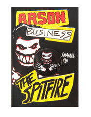 ARSON BUSINESS LAPEL PIN