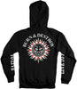 SF HD BRN & DSTRY SLV BLK/WT HOODIE