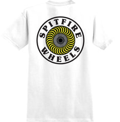 OG CIRCLE WHT/YLW TEE