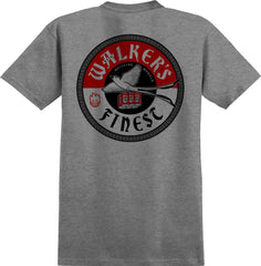 WALKER'S FINEST TEE CHARCOAL