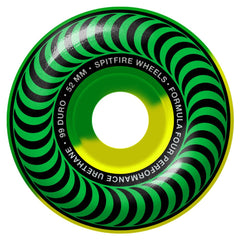 F4 99 CLASSIC GREEN/YELLOW 50/50 SWIRLS 52MM