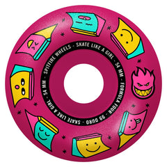 F4 99 SKATE LIKE A GIRL RADIAL PINK 54MM