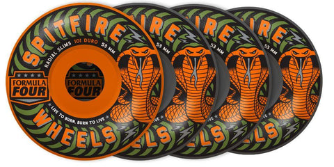 F4 101 RADIAL SLIMS SPEED KILLS MASHHUP ORANGE/GREY