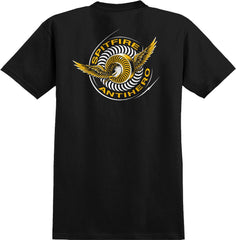 SF x AH CLASSIC EAGLE BLACK TEE